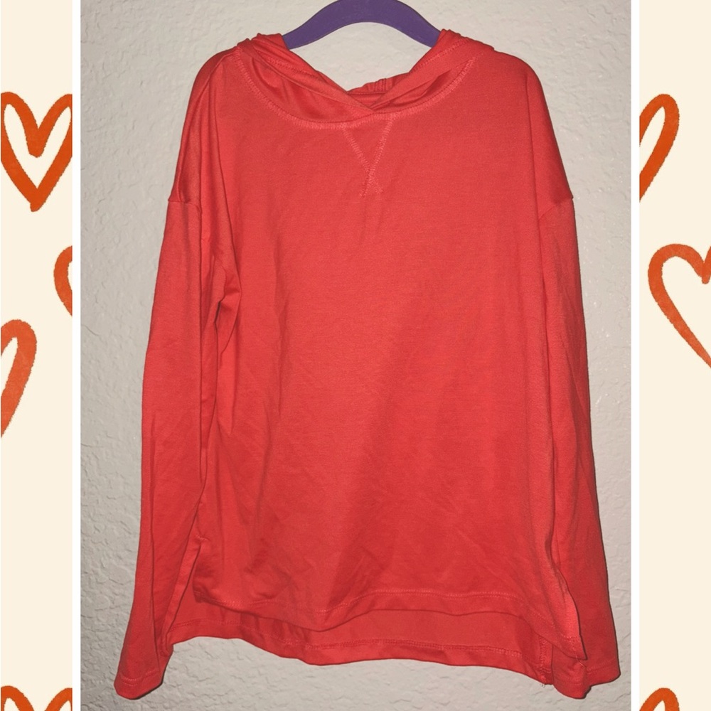 Athletic Works Vivid Orange Sweatshirt 7/8